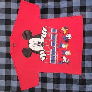 Vintage. USA Fabric. 1989. Mickey Unlimited by Jerry Leigh. Size XL. DISNEY
